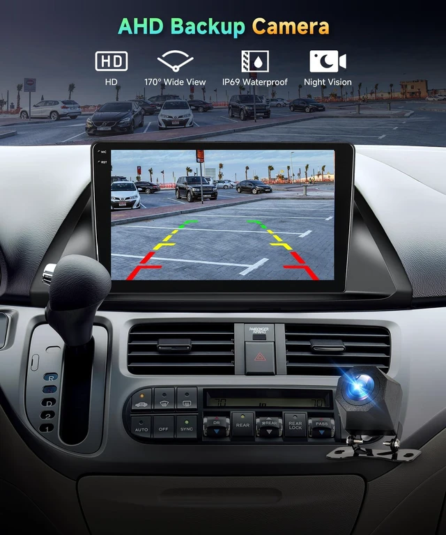 Alt view image 5 of 5 - Podofo 4G+64G Incell Screen Car Stereo for Honda Civic 2006-2011 Radio
