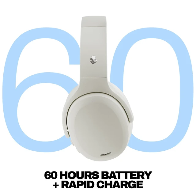 Alt view image 3 of 5 - Skullcandy Crusher ANC 2 Noise Cancelling Wireless Headphones - Bone