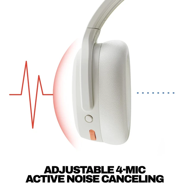 Alt view image 4 of 5 - Skullcandy Crusher ANC 2 Noise Cancelling Wireless Headphones - Bone