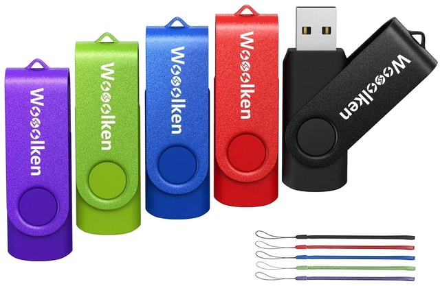 Main image of 32GB Flash Drive 5 Pack, Wooolken USB 2.0 USB Stick for Data Storage Backup
