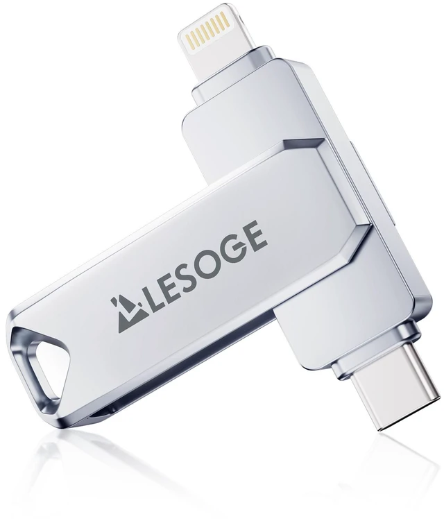 Main image of MFi Certified 255GB Flash Drive for iPhone Photo Stick Thumb Drive, USB Memory Stick iPhone Flash Drive for Photos Videos, High Speed Jump Drive External Storage for iPhone/iPad/Android/PC (Grey)