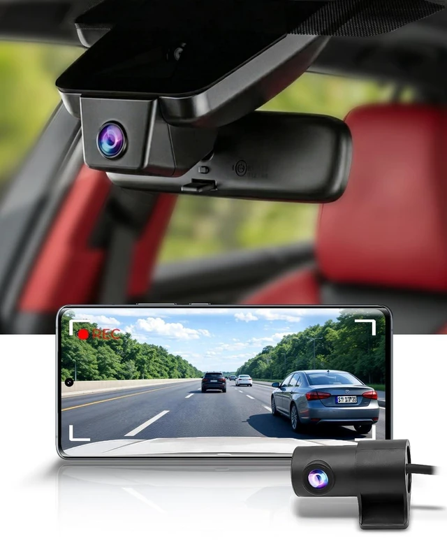 Main image of Fitcamx Front 4K+Rear 1080P Dash Cam Adapts for Lexus NX 2022-2026 & Hybrid NX 350 250 350h 450h, OEM Factory Look, 2 Way HD Video, WiFi & APP, Loop Recording, Gravity Sensor, Easy to Set, 128GB Card