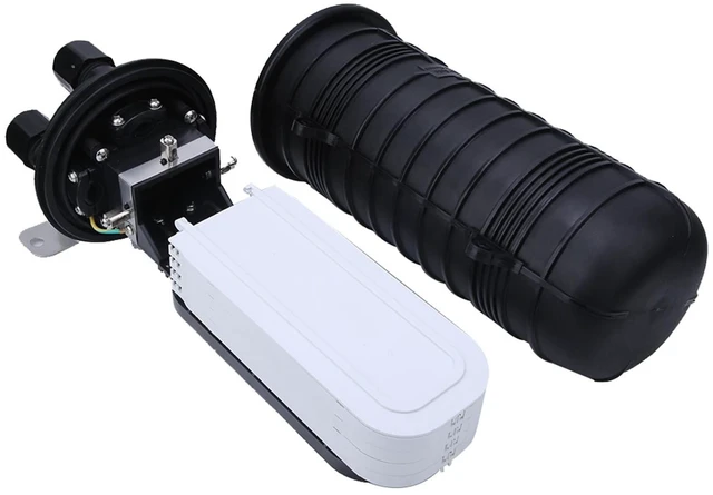 Alt view image 2 of 5 - Hilitand Fiber Optic Splice Enclosure IP68 Waterproof, High Strength for Overhead and Direct Burial (96 cores), Hilitandpvgy8w4eaf-14