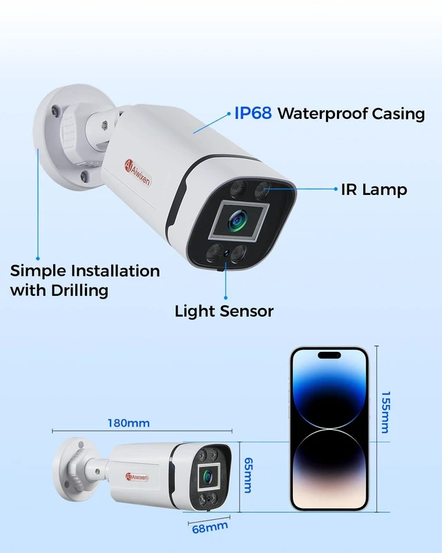 Alt view image 4 of 5 - Aiwixen 1080P Wired Security Camera, Add-on CCTV Cam for Surveillance DVR