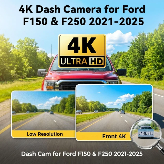 Alt view image 2 of 5 - Front 4K Dash Cam for Honda Accord 2023 2024 2025 Hybrid LX Sport EX Touring EX-L (Gen11),Easy Installation,OEM Style in-Dash WiFi & APP, Loop Recording, G-Sensor, 24H Parking Monitor