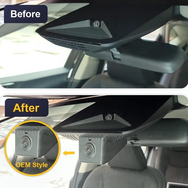 Alt view image 3 of 5 - Fitcamx Front 4K+Rear 1080P Dash Cam Adapts for Lexus NX 2022-2026 & Hybrid NX 350 250 350h 450h, OEM Factory Look, 2 Way HD Video, WiFi & APP, Loop Recording, Gravity Sensor, Easy to Set, 128GB Card