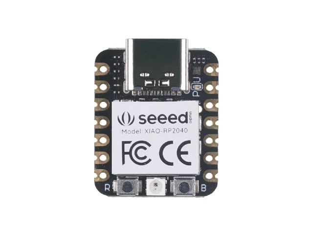 Alt view image 3 of 5 - Seeed Studio XIAO RP2040 Microcontroller with Dual-Core ARM Cortex M0+ Processor, Supports Arduino, MicroPython and CircuitPython with Rich Interfaces, 3pcs.