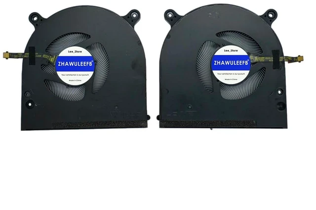 Main image of ZHAWULEEFB Replacement New Laptop CPU+GPU Cooling Fan for Dell XPS 16 9640 F966V NS75C41-23D01 8GVMH NS75C42-23D02 06P46H 0JTNN3 DC5V 0.5A
