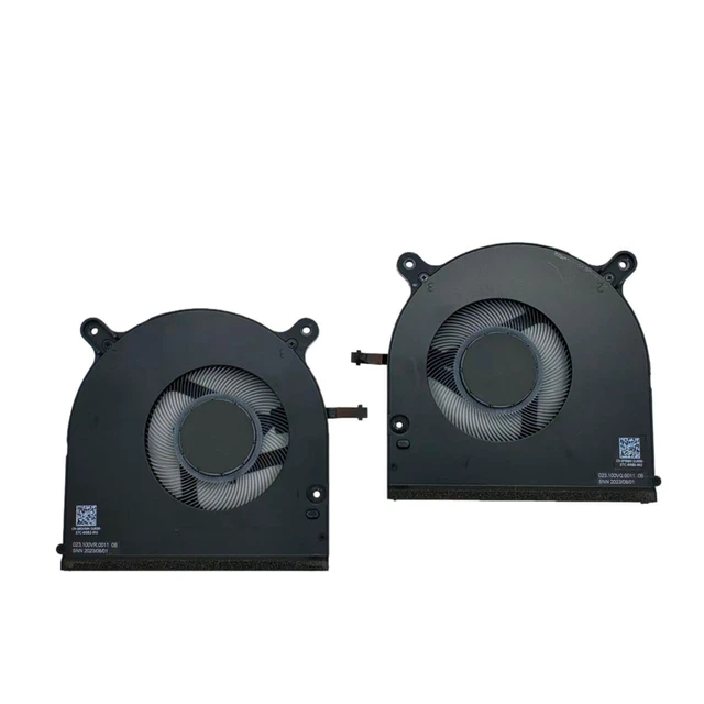 Alt view image 2 of 2 - ZHAWULEEFB Replacement New Laptop CPU+GPU Cooling Fan for Dell XPS 16 9640 F966V NS75C41-23D01 8GVMH NS75C42-23D02 06P46H 0JTNN3 DC5V 0.5A