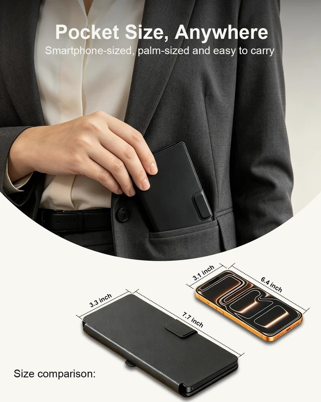 Alt view image 2 of 5 - DOGAIN Mini Wireless Keyboard with Touchpad for Phones, Galaxy Z Fold, iPad