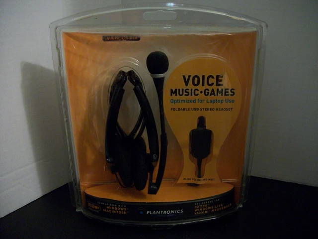 Main image of Plantronics Foldable USB Stereo Headset (Optimized for Laptop Use) (Audio 470 USB)