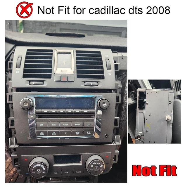 Alt view image 3 of 5 - 4G+64G 10.1" Touchscreen Double Din Car Radio for Cadillac DTS 2009-2011