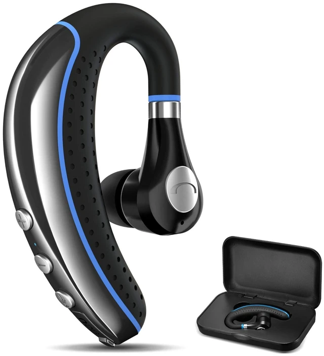 Main image of FIMITECH Bluetooth Headset, Wireless Earpiece V5.0 Bluetooth Earpiece Ultralight Hands Free for Business/Office/Driving/Sporting