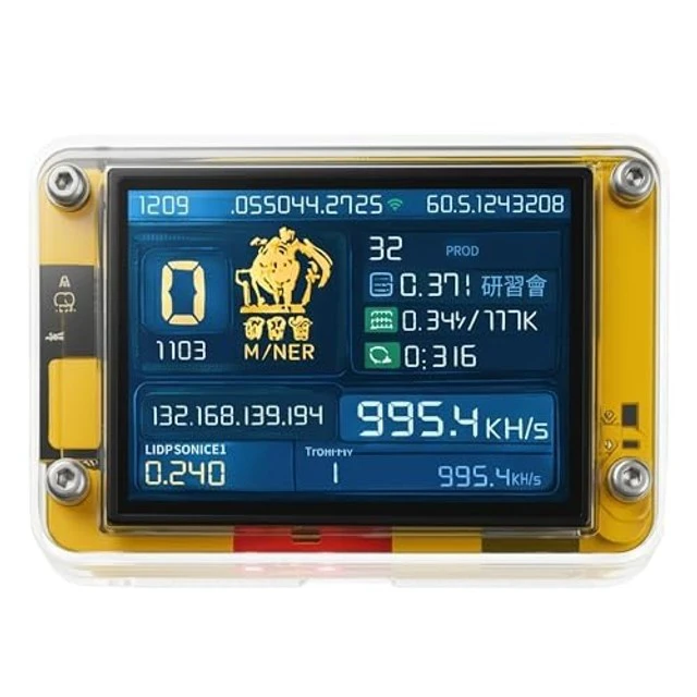 Alt view image 2 of 5 - Mineblock Miner Forge PRO 2.0 BTC Solo Miner USB-C LCD Display