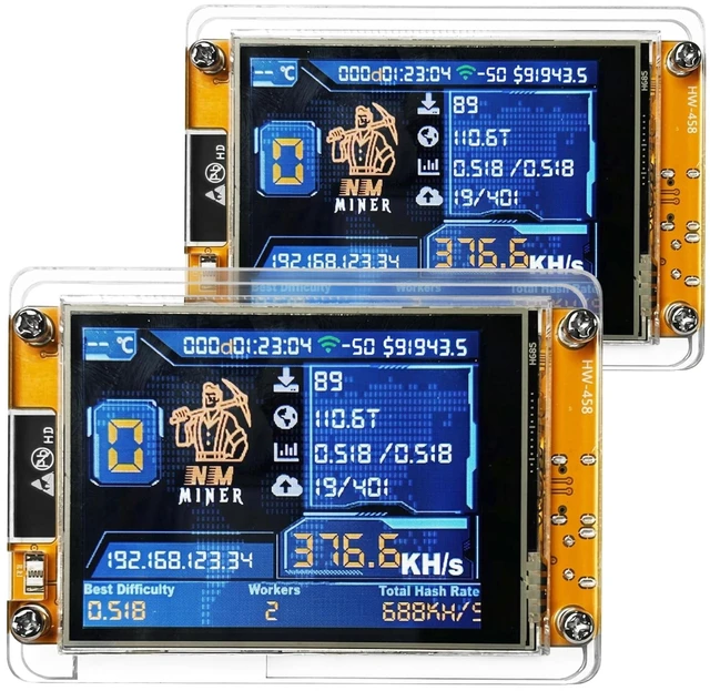 Main image of Mineblock Miner Forge PRO 2.0 BTC Solo Miner USB-C LCD Display