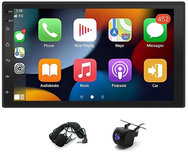 Main image of Double Din Radio Stereo for Nissan Frontier 2001-2009 with Wireless Carplay & Android Auto,7 Inch Android 13 Car Audio Receiver GPS Navigation Unit with Bluetooth Head Unit WiFi SWC