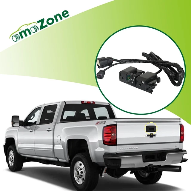 Alt view image 2 of 5 - omoZone Backup Camera Rear View Camera Compatible with 2016-2019 Chevrolet Chevy Silverado/GMC Sierra 1500 2500 HD 3500 HD Replaces 84062896 590-111