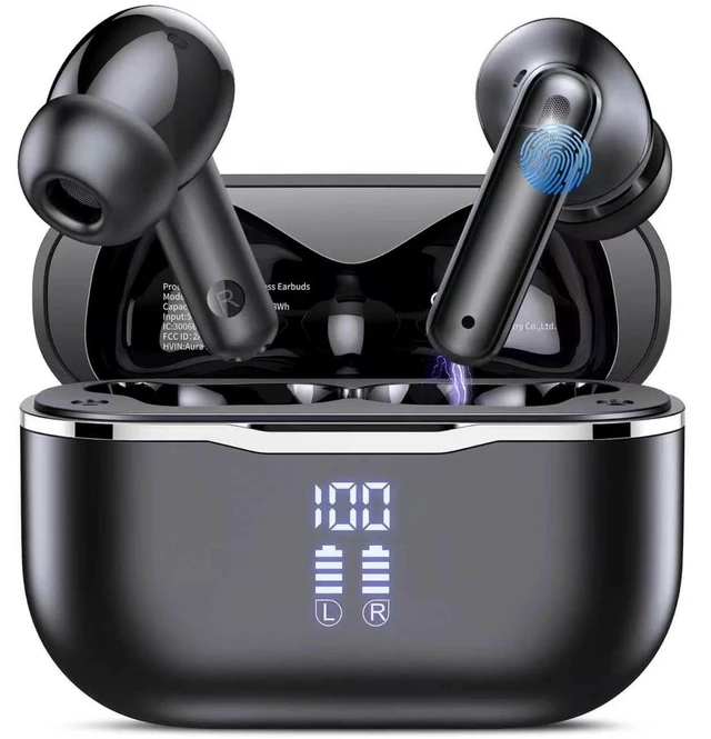 Main image of Active Noise Cancelling Ear Buds Wireless Earbuds HiFi Sound 60H Playtime