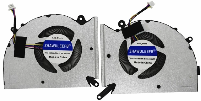 Main image of ZHAWULEEFB Replacement New CPU+GPU Cooling Fan for MSI GS77 MS-17P1 PABD1A010SHR PABD1A010SHL N485 N486 Fan DC12V 0.6A