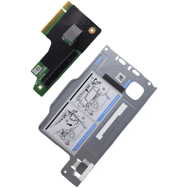 Alt view image 2 of 5 - Deal4GO GPU Graphics PCIe V2 Riser Card w/Bracket FW37C 4KPM3 HRTR8 Replacement for Dell Precision 3260 3260XE 3240 CFF Desktop