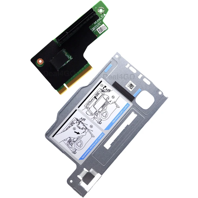 Alt view image 5 of 5 - Deal4GO GPU Graphics PCIe V2 Riser Card w/Bracket FW37C 4KPM3 HRTR8 Replacement for Dell Precision 3260 3260XE 3240 CFF Desktop