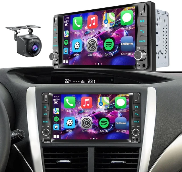 Main image of Plug and Play Car Radio for Subaru Forester 2009-2015,Impreza 2008-2014,WRX 2008-2015,WRX STI 2008-2015, XV Crosstrek 2012-2015.7" IPS Touch Screen with Carplay/Android Auto/AM/FM/SWC/30EQ