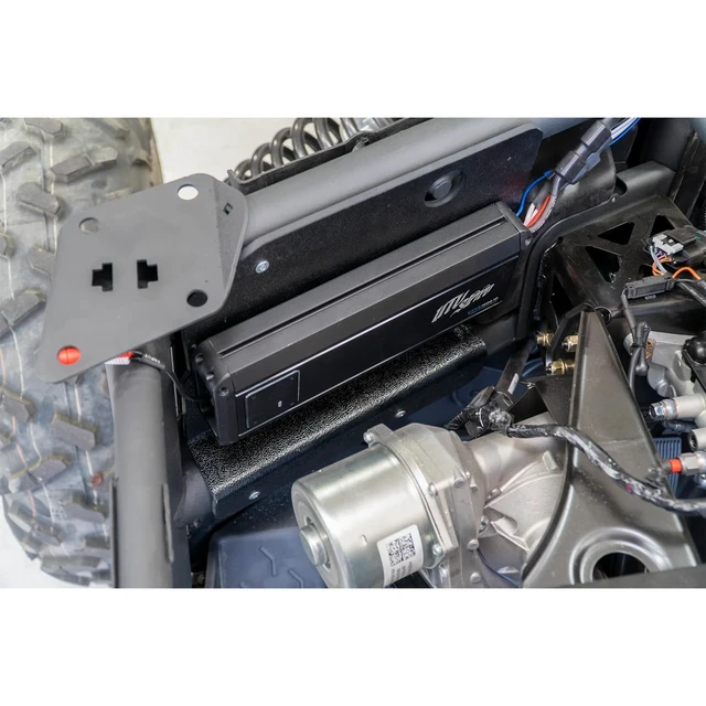 Alt view image 5 of 5 - UTV Stereo Lower Multi-Amplifier Mount for Can-Am Maverick X3