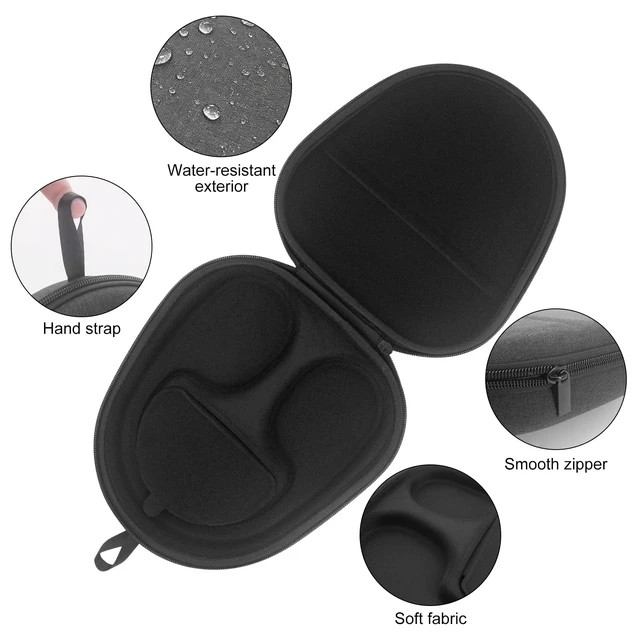 Alt view image 5 of 5 - Custom Molded Hard Case for Sony WH-1000XM5, Travel Carrying Bag Compatible with Sony Headphones Snug Fit, Perfect Protection, Designed for WH-1000XM5 Accessories