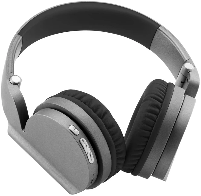 Main image of Over Ear Bluetooth Headphones, Mic & AUX Input, Foldable Headset, 20-HR