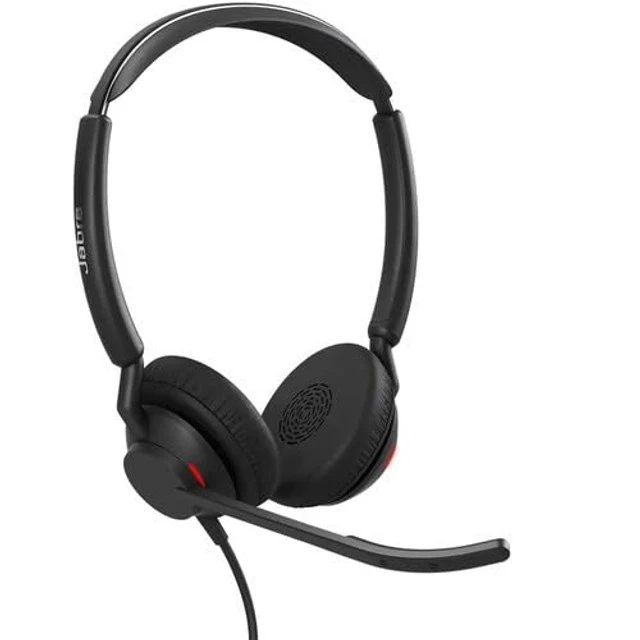 Alt view image 2 of 3 - Jabra Engage 50 II Wired On-Ear Stereo Headset, Black, USB-C/A, Dual MEMS Microphone, 3-Year Warranty