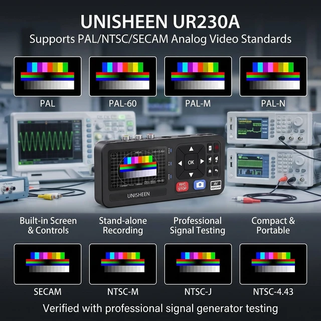 Alt view image 4 of 5 - Unisheen VHS to Digital Converter with Remote,Compatible with VHS, VCR, DVR, DVD, Cassette, Hi8, Mini DV, Camcorder, Gaming Consoles(VCR, VHS/DVD Player, Camcorder Required)