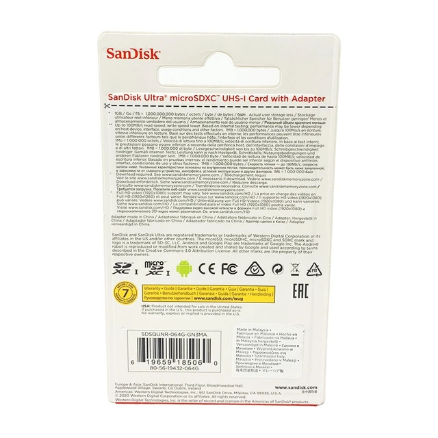 Alt view image 3 of 5 - Made for SanDisk 64GB microSD Memory Card for Fire Tablets and Fire -TV