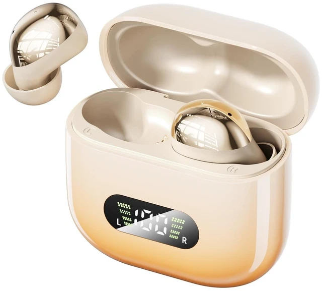 Main image of AIKESI 2026 Wireless Sleep Headphones, Tiny Comfortable Design for Side Sleepers, 48H Playtime, Bluetooth 6.0 with LED Battery Display, Ideal for Sleeping, Working & Hiking (Nude)