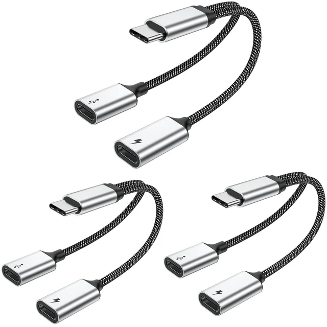 Main image of MOGOOD USB C Splitter USB C to USB C Female Adapter USB Y Splitter Cable