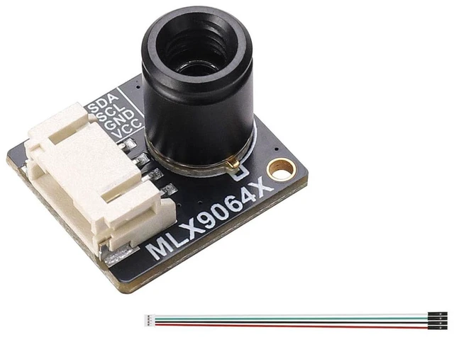 Main image of MLX90642-D45 Thermal Imaging Sensor, 32x24 IR Array with I2C Interface for Raspberry Pi, HVAC, Smart Home - Low-Cost High Accuracy Temperature Measurement