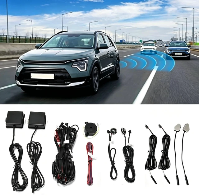 Main image of BYJ Blind Spot Monitoring System,24GHz Millimeter Wave Radar Universal Car Blind Spot Detection System,with Side Mirror Blind Spot Indicator Lamp, Parking Assist Kit
