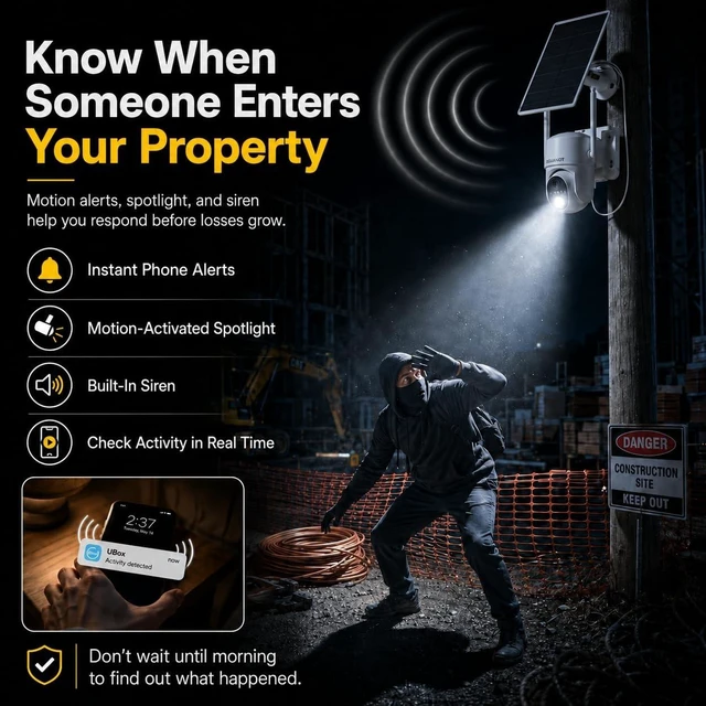 Alt view image 5 of 5 - No WiFi Security Cameras Wireless Outdoor, Solar Powered, Ranch Camera