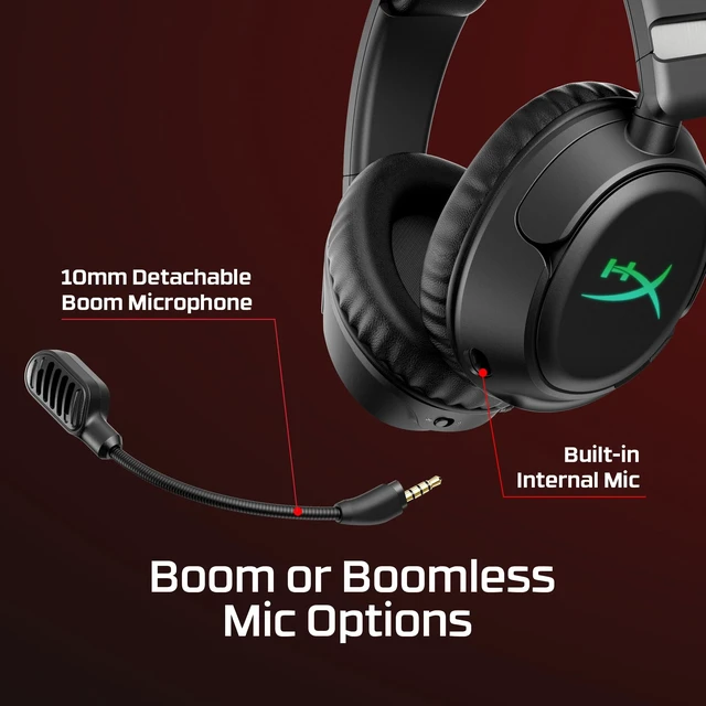 Alt view image 5 of 5 - HyperX CloudX Flight 2 - Wireless Gaming Headset (Black) - Xbox