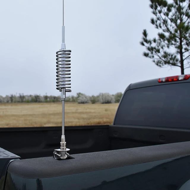 Alt view image 5 of 5 - Browning 10,000-Watt High-Performance 25 MHz to 30 MHz Broad-Band Round-Coil CB Antenna, 63 in. Tall, BR-28
