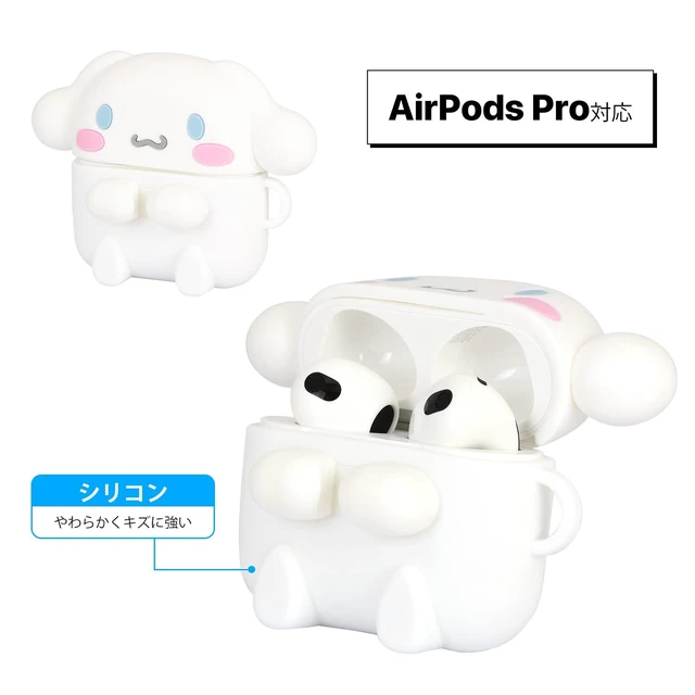 Alt view image 3 of 5 - Gourmandise SANG-191CN Silicone Case for Sanrio Characters AirPods (3rd Generation), Cinnamon Roll