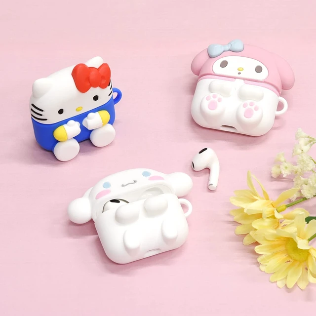 Alt view image 5 of 5 - Gourmandise SANG-191CN Silicone Case for Sanrio Characters AirPods (3rd Generation), Cinnamon Roll