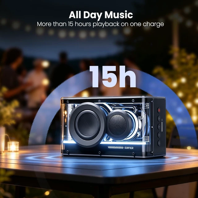 Alt view image 5 of 5 - Edifier Desktop Bluetooth Speaker, 25W RGB Wireless Gaming Speaker