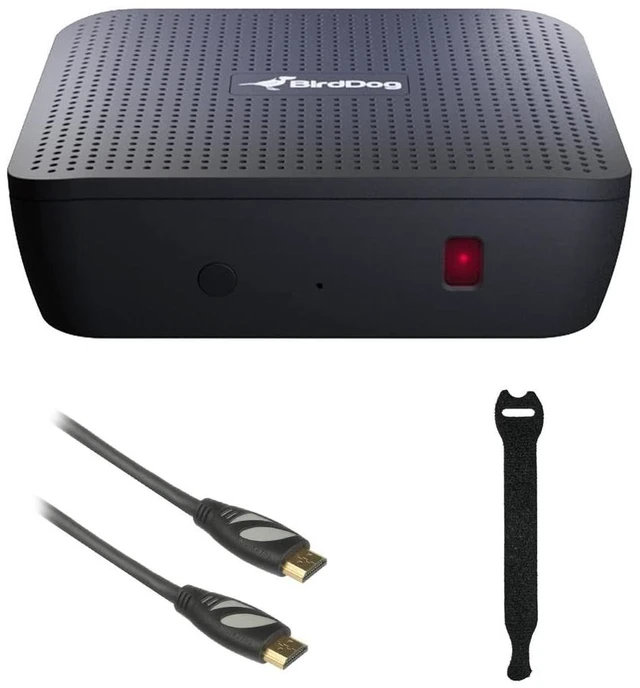 Main image of BirdDog Play 4K NDI Player Bundle with Pearstone HDMI Cable and Fastener Straps