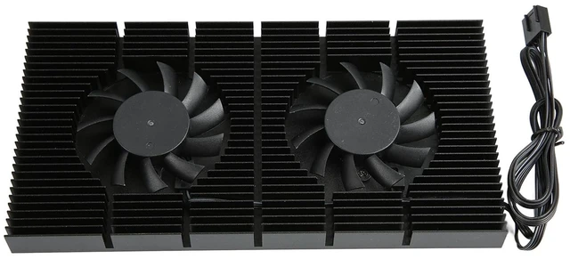 Main image of Decumeby GPU Backplate Efficient Dual Fan Design for RTX3090 3080 3070 with Fast Heat Dissipation for Aluminum Alloy