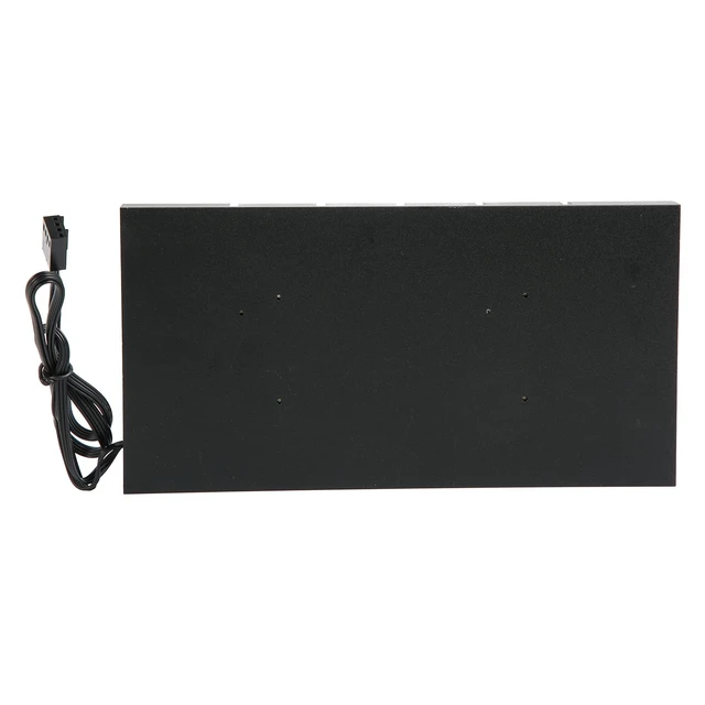 Alt view image 3 of 4 - Decumeby GPU Backplate Efficient Dual Fan Design for RTX3090 3080 3070 with Fast Heat Dissipation for Aluminum Alloy