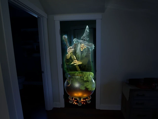 Alt view image 5 of 5 - Holographic Rear Projection Screen with Mounting Hardware for Projecting Halloween Videos (40" x 60" Gray)
