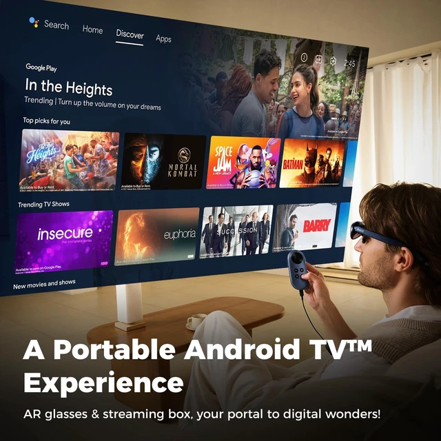 Alt view image 2 of 5 - Rokid Station, Google-Certified Portable Android TV Device, Media Streaming Box, Best Companion for Rokid Max and Air Series AR Glasses
