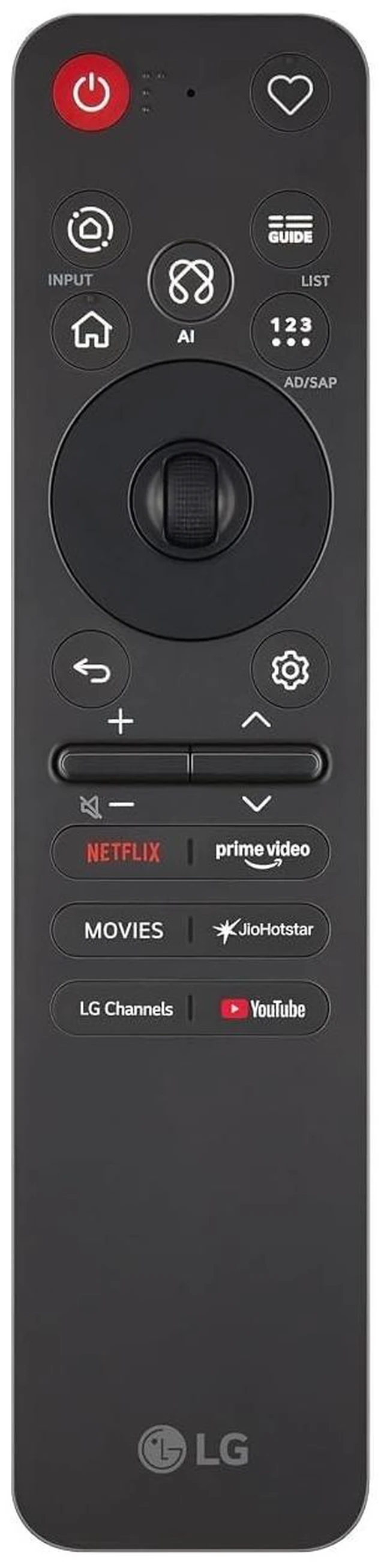Main image of LG MR26GA 2026 Magic Remote Compatible with 2026 TVs: OLED W6, G6, C6, B6 Series, MRGB 95B Series, QNED 92B, 84B, 7SB, 75B, 74B Series, Nano NU85