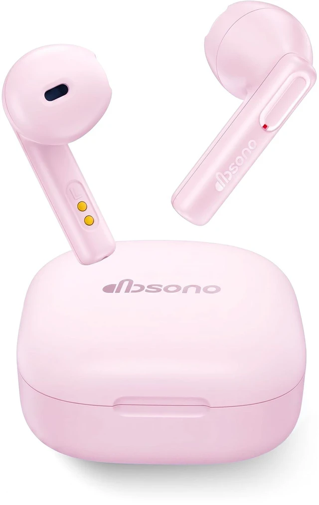 Main image of dbsono True Wireless Earbuds Bluetooth Headphones: Ultra-Lightweight Pink
