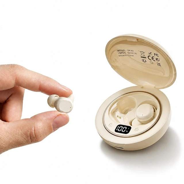 Main image of INSONIXN Mini Sleep Earbuds Bluetooth 6.0 Wireless for Side Sleepers,Skin